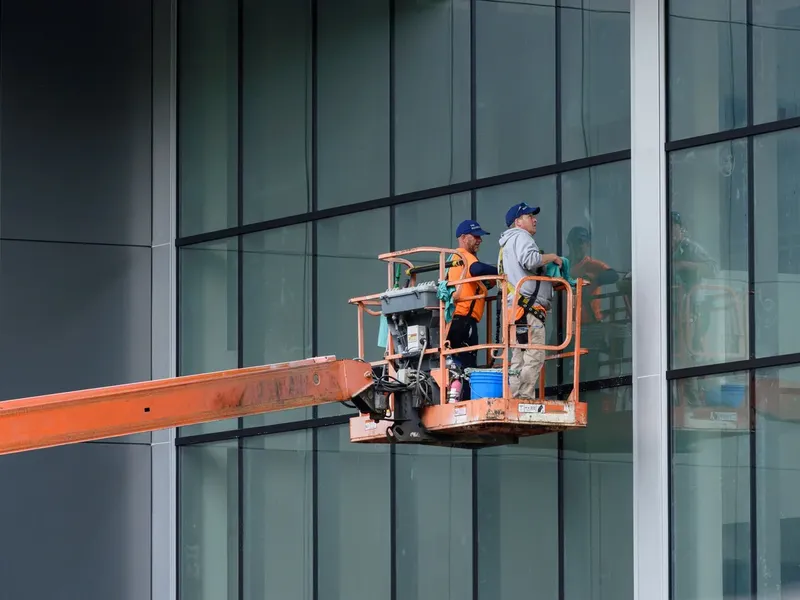 Post-Construction Window & Exterior Cleaning for commercial property in metro Atlanta