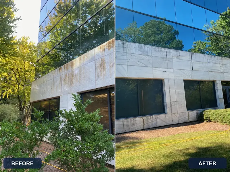 Rust & Oxidation Removal for commercial property in metro Atlanta